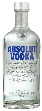 Vodka Absolut Ew.Fl.