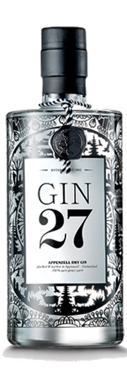 Gin 27 Appenzeller Dry Gin Ew.Fl.
