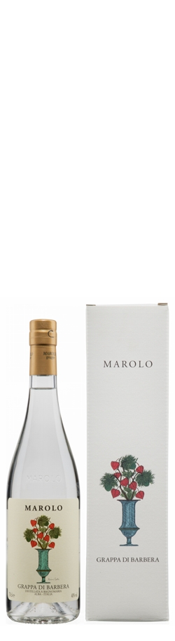 Grappa di Barbera im Etui Marolo Ew.Fl