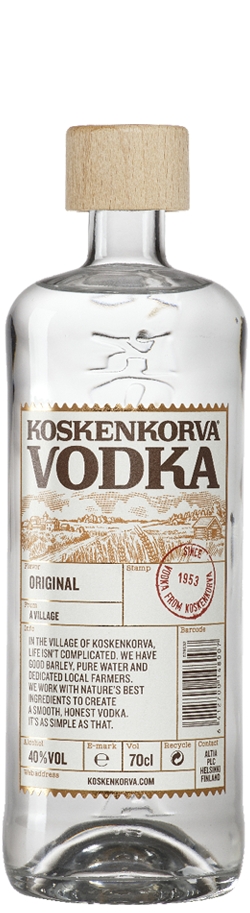 Koskenkorva Vodka Original Ew.Fl.