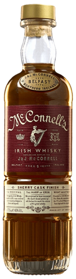 Mc Connell's 5 years Irish Whisky Ew.Fl.