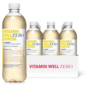 Vitamin Well Zero Lemon 12x50cl Ew.PET