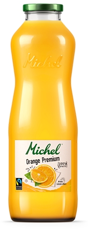Michel Orange Premium Fair Trade Glas
