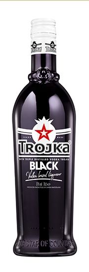 Trojka Vodka Black Likör Ew.Fl.