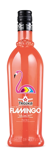 Trojka Vodka Flamingo Likör Ew.Fl.