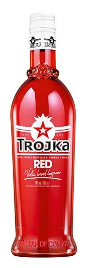 Trojka Vodka Red Likör Ew.Fl.