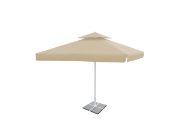 Sonnenschirm neutral beige 3.5m x 3.5m