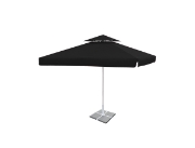 Sonnenschirm neutral schwarz 3.5m x 3.5m