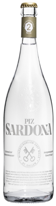 Piz Sardona Mineralwasser 2 mittel Co2