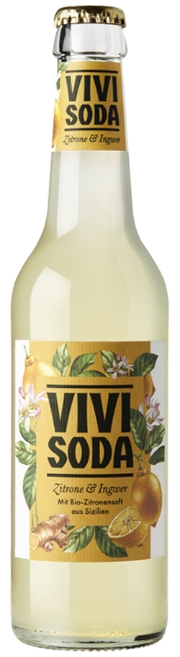 Vivi Soda Zitrone/Ingwer Bio